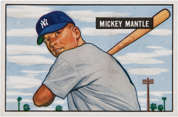 Mickey Mantle 1951 Bowman hoodie