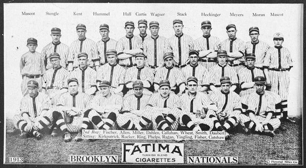 1913 Brooklyn Nationals Large Tote Bag