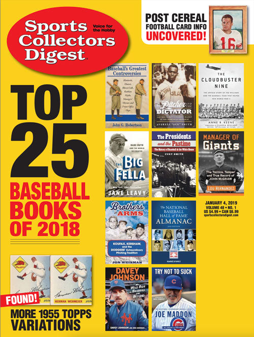 2019 Sports Collectors Digest Digital Issue No. 01, January 4