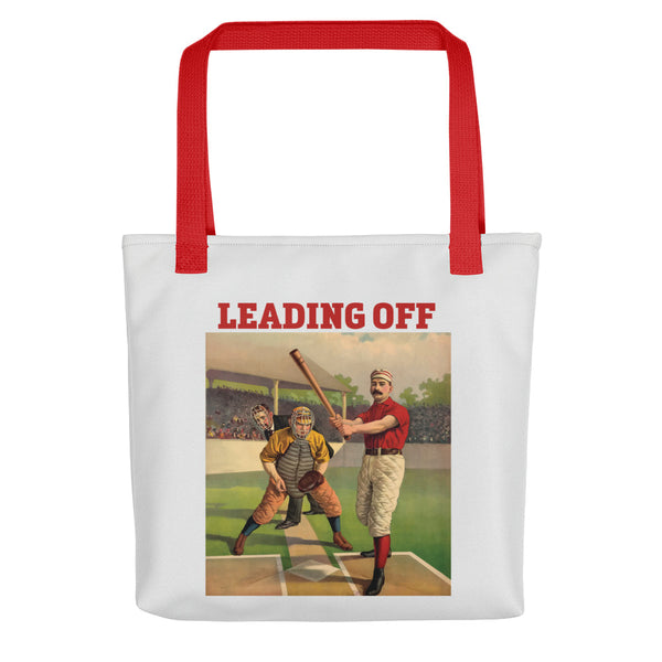 Leading Off Tote Bag